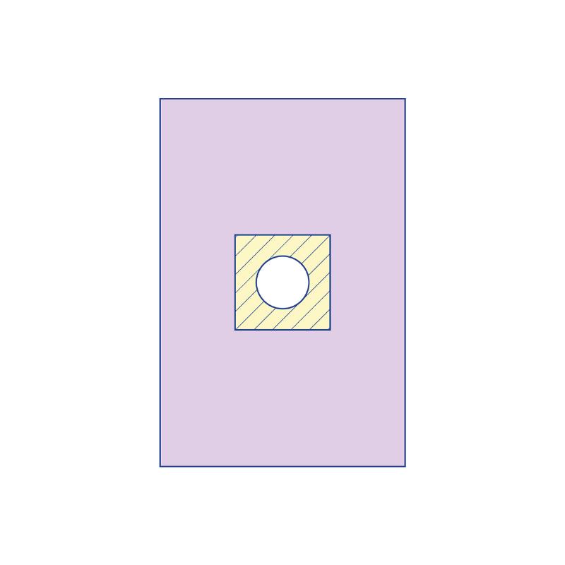 Покриття операційне 120х80 см офтальмологічне №4 Taipan-Pharm стерильне СМС-35 г/м2